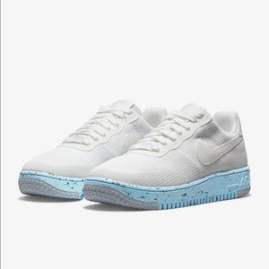 Size 8 - Nike Air Force 1 Crater FlyKnit White - DC4831-100 Wmns:8 / Mens 6.5